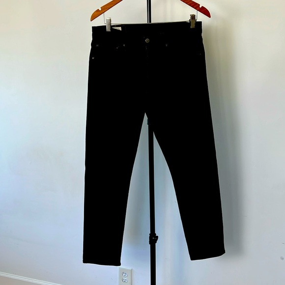 Levi’s 502 Black Jeans 31/32 - Picture 1 of 6